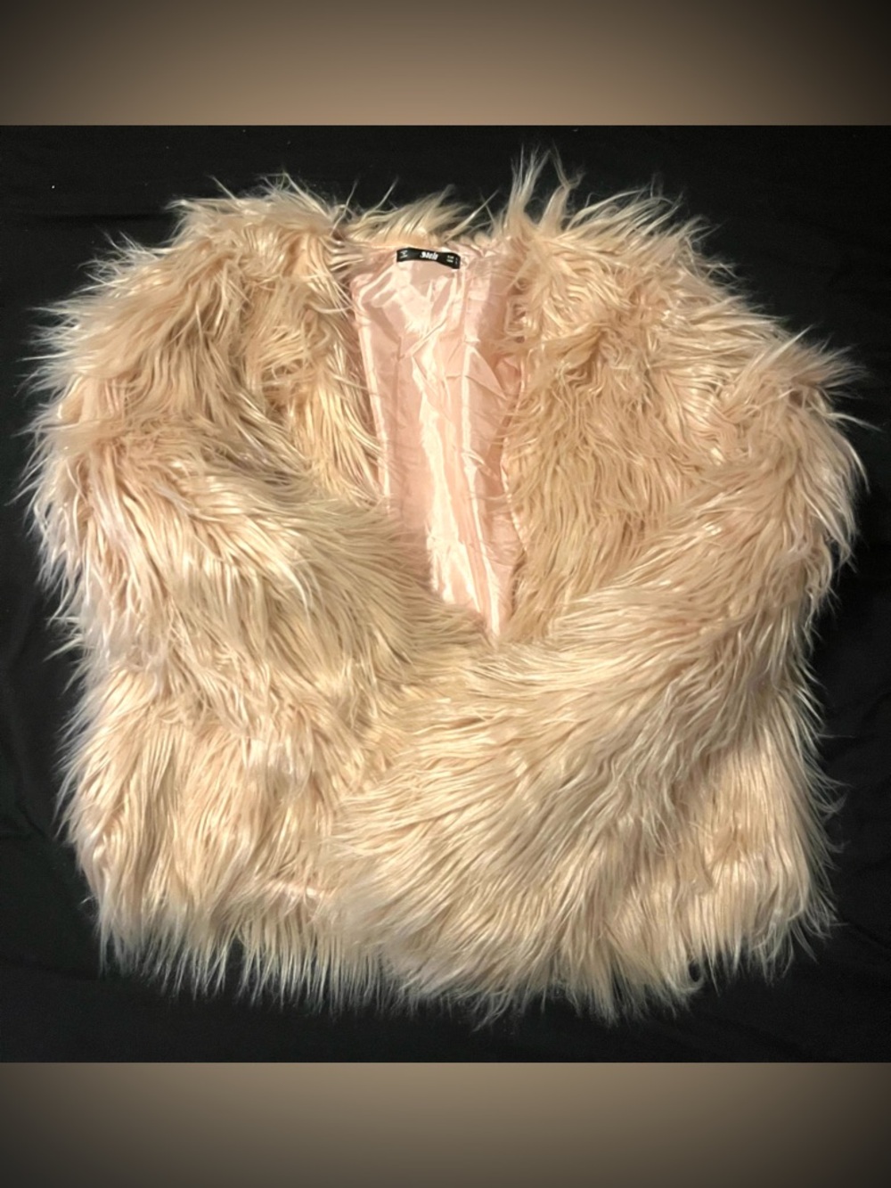 SHEIN Blush Pink Satin Lining Jacket